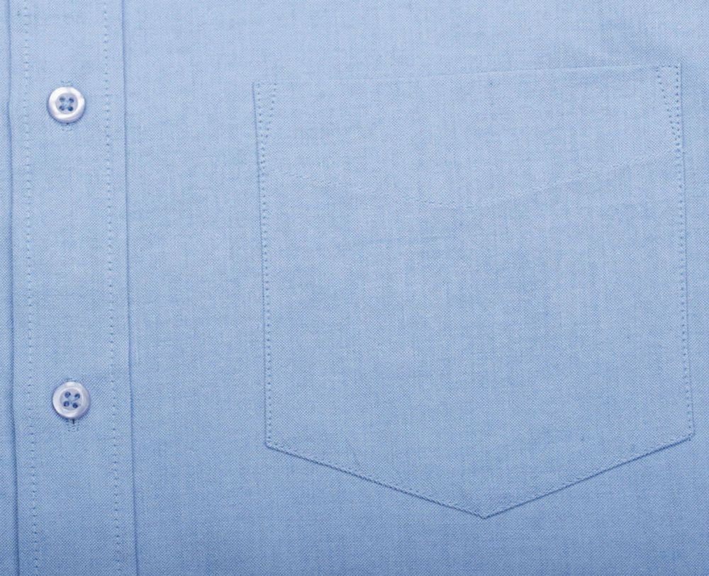 Рубашка мужская с коротким рукавом Brisbane, серая, серый, хлопок 70%; полиэстер 30%, плотность 135 г/м²