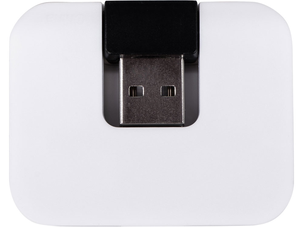 Хаб USB «Jacky» на 4 порта, белый, пластик