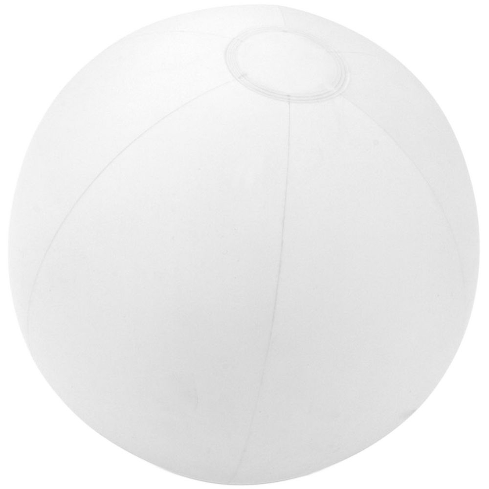 Надувной пляжный мяч Tenerife, белый, белый, пвх