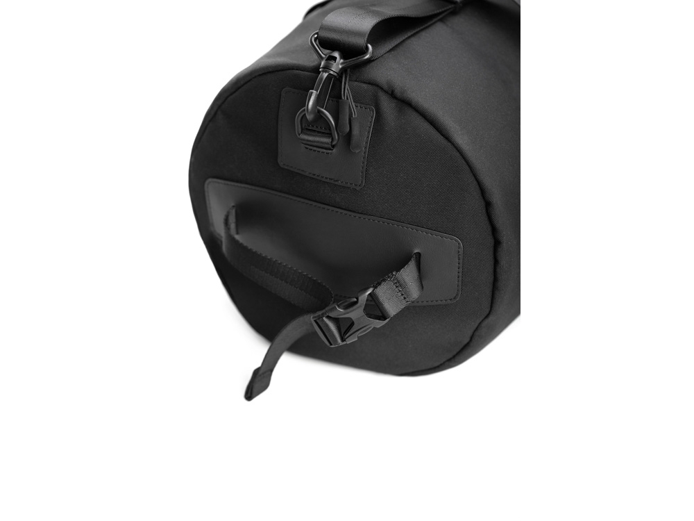 Дорожная сумка «Реген», черный, кожа