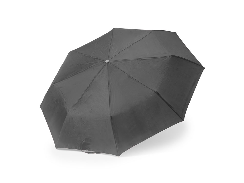 Зонт складной механический YAKU, черный, полиэстер