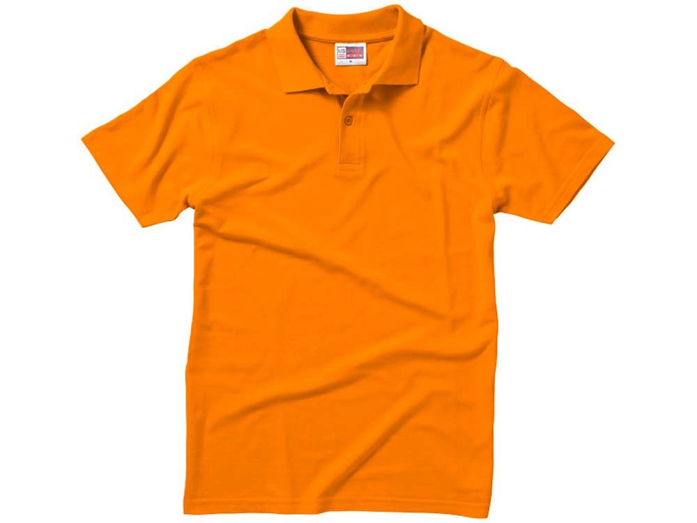 Рубашка поло "First" мужская, оранжевый, хлопок
