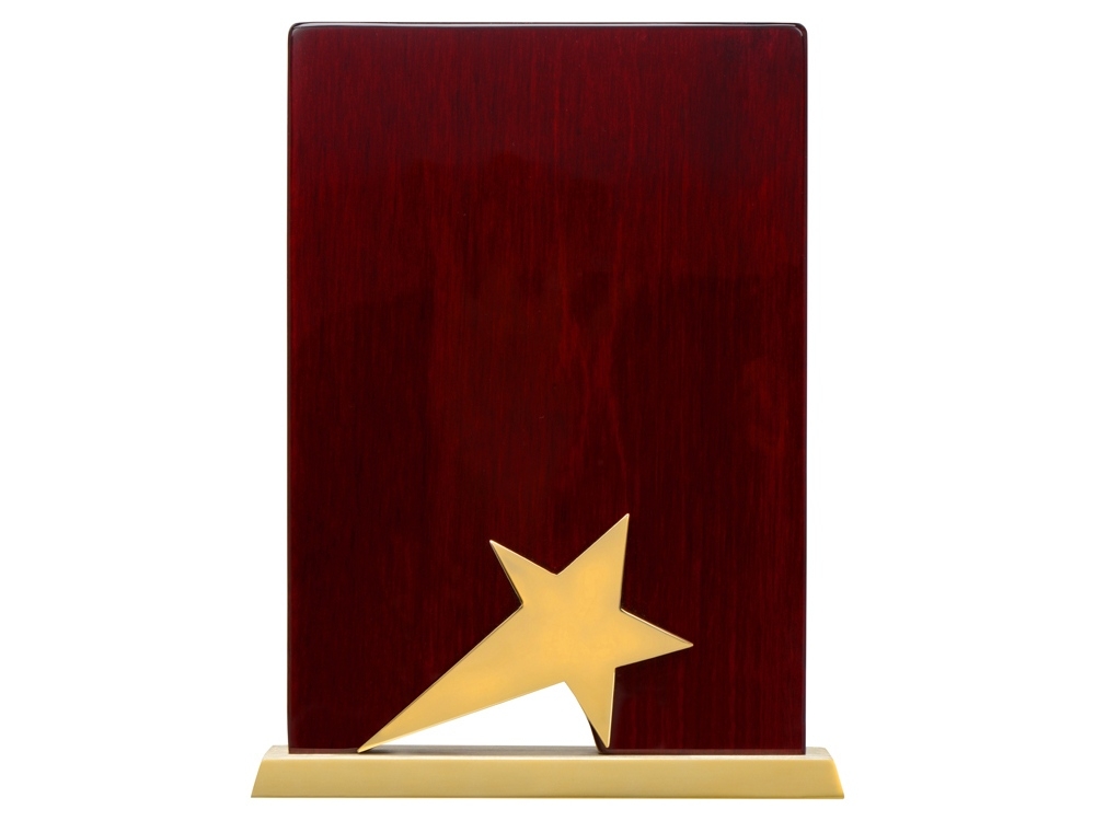 Награда «Galaxy», коричневый, дерево, металл