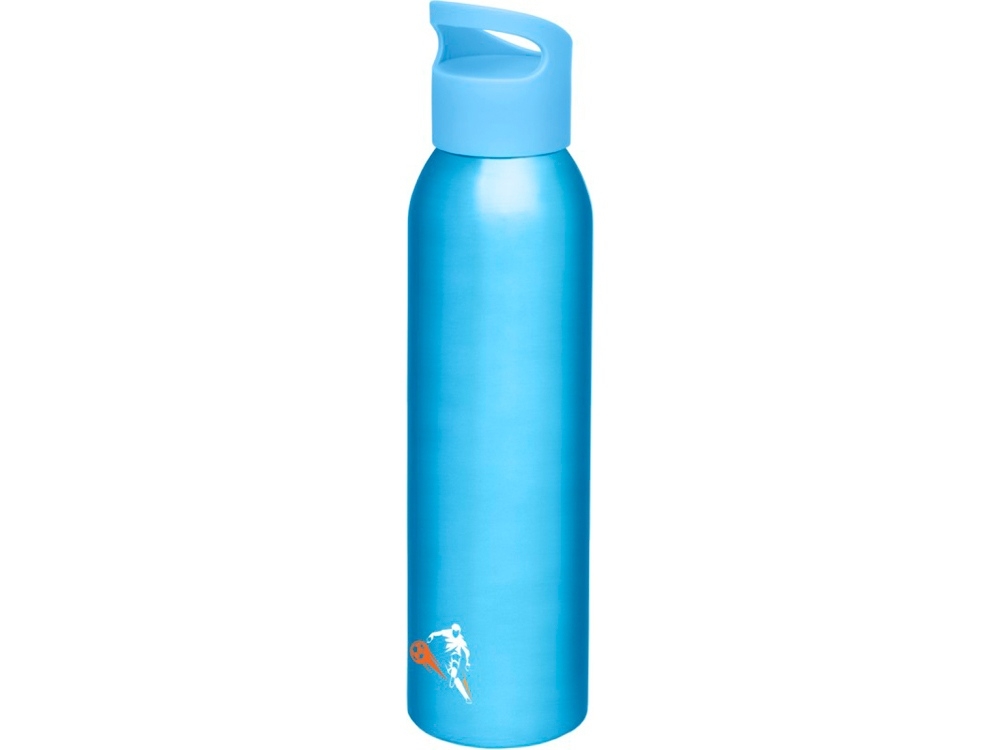 Бутылка спортивная «Sky», синий, пластик, алюминий