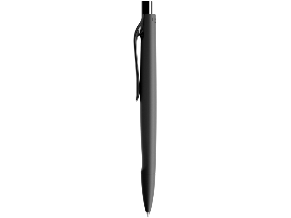 Ручка пластиковая шариковая Prodir DS6 PRR-Z «софт-тач», черный, soft touch