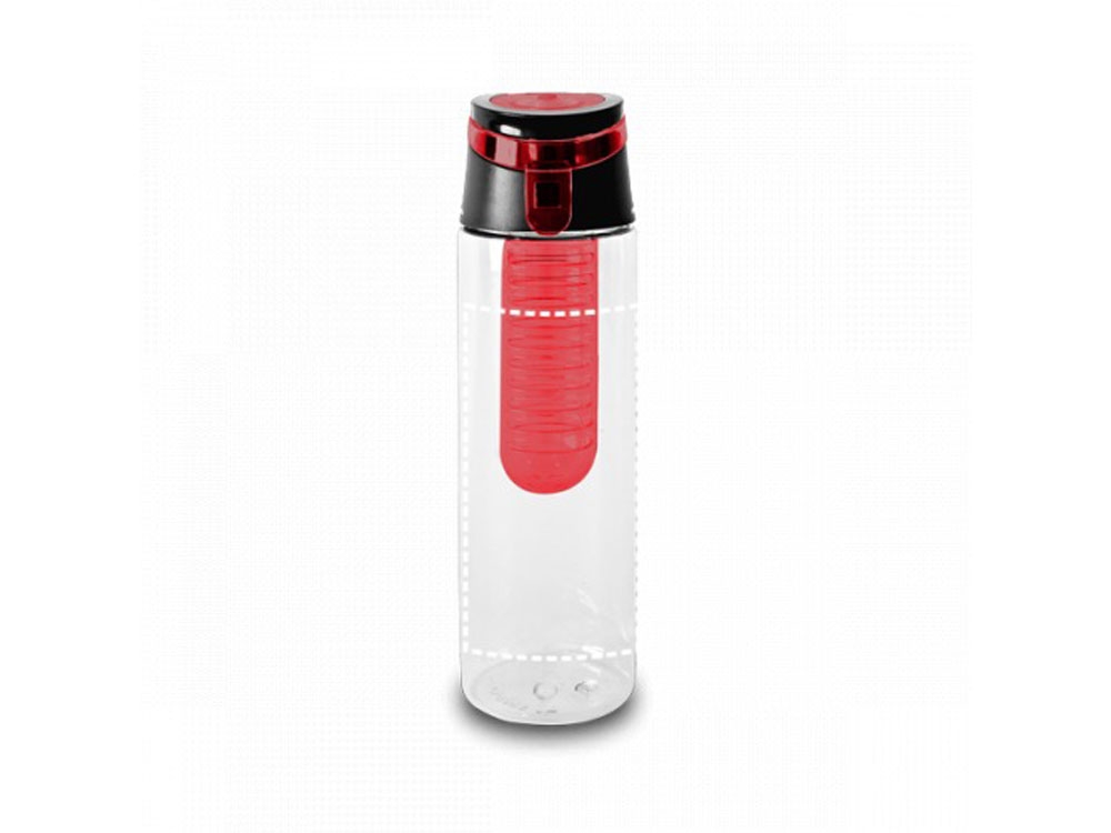 Бутылка для спорта 740 мл «TOWN», красный, пластик