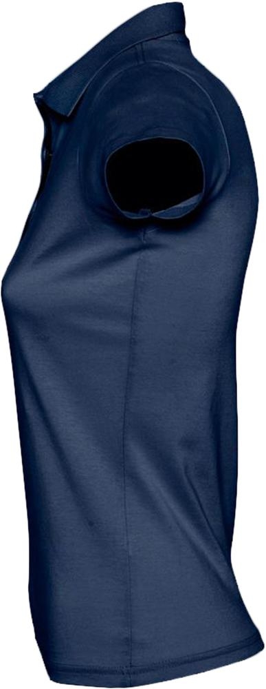 Рубашка поло женская Prescott Women 170, кобальт (темно-синяя), серый, джерси; хлопок 100%, плотность 170 г/м²