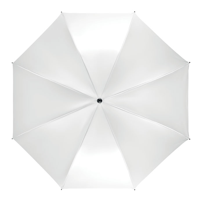 Зонт антиштормовой 27 дюймов, белый, полиэстер