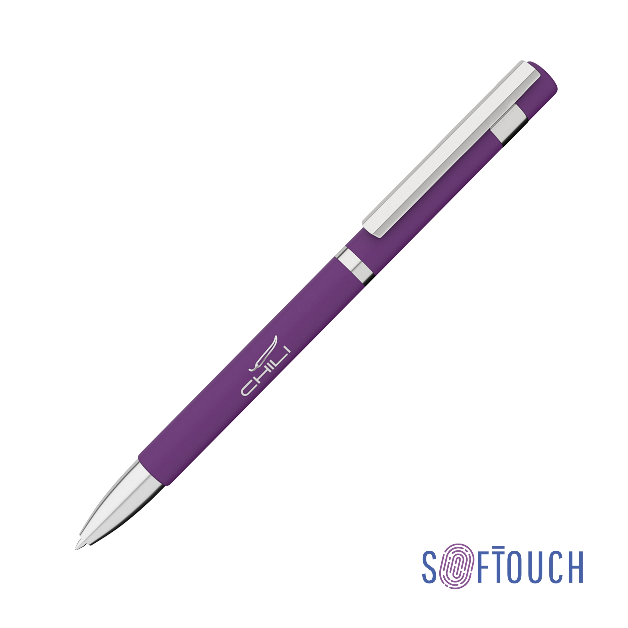 Ручка шариковая "Mars", покрытие soft touch, фиолетовый, металл в покрытии softtouch