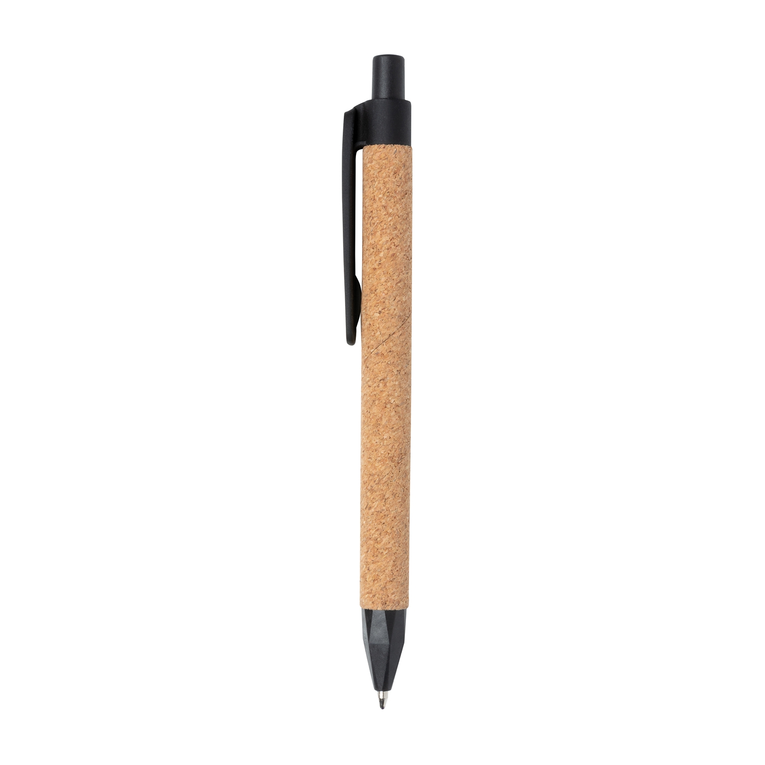 Эко-ручка Write, черный, пробка; волокно пшеничной соломы