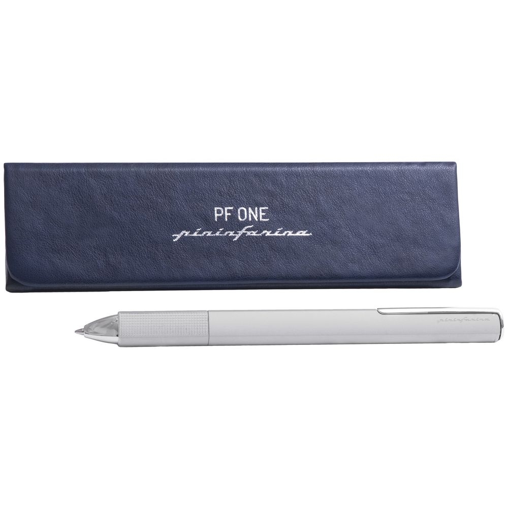 Ручка шариковая PF One, серебристая, серебристый, металл