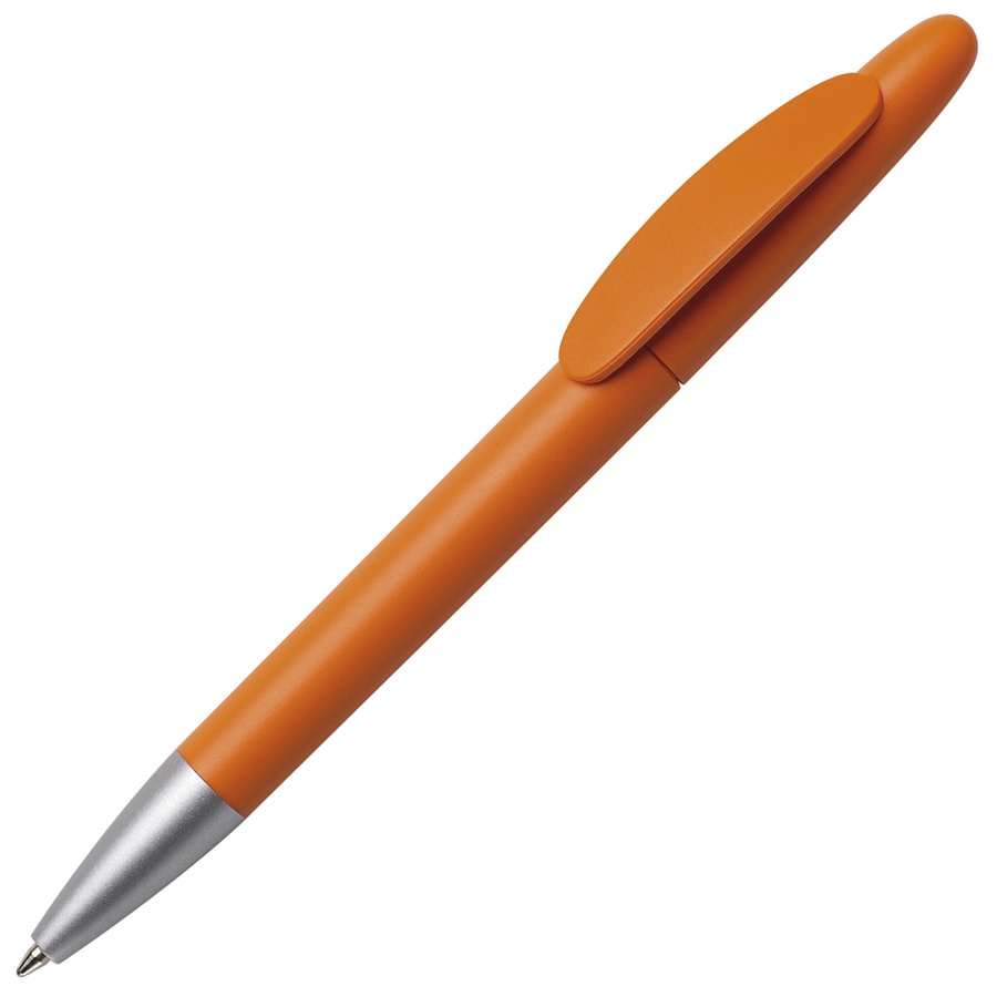 Ручка шариковая ICON, оранжевый, непрозрачный пластик, оранжевый, пластик