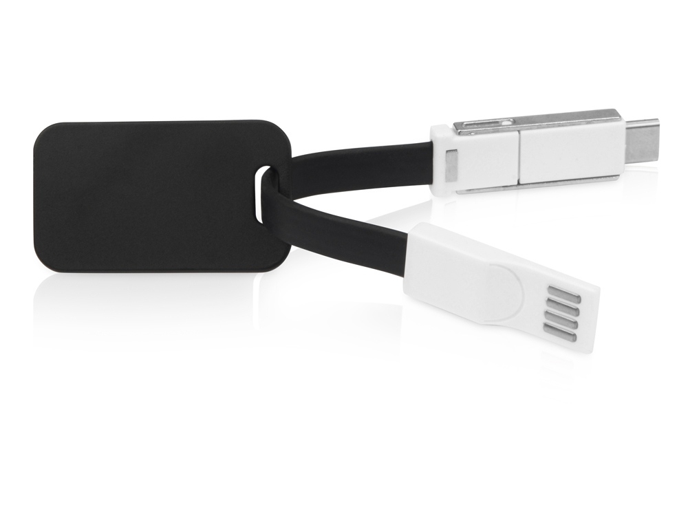 Зарядный кабель «Charge-it» 3 в 1, черный, пластик, металл