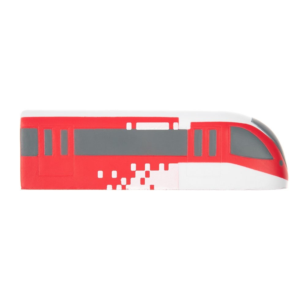 Антистресс «Поезд», белый с красным, белый, красный, каучук