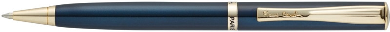 Ручка шариковая Pierre Cardin ECO, цвет - синий металлик. Упаковка Е., синий, нержавеющая сталь, ювелирная латунь
