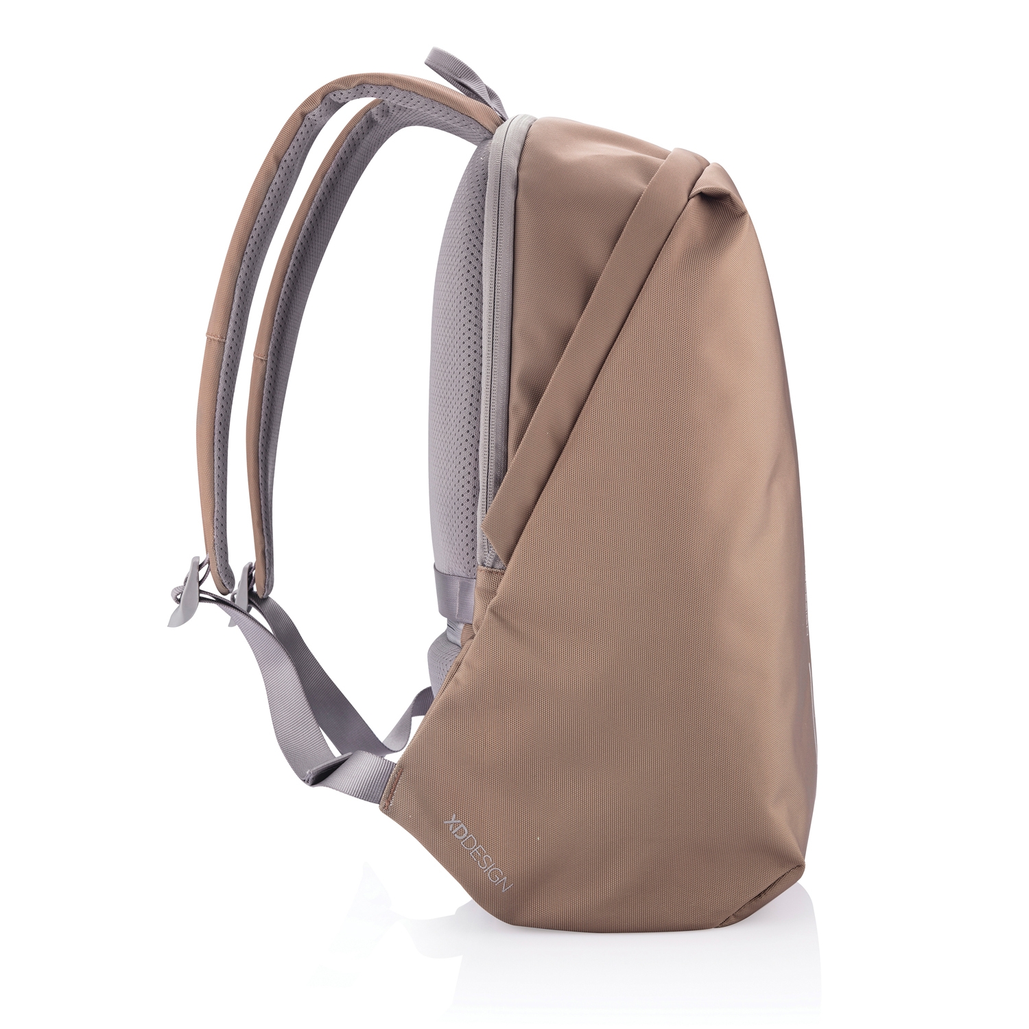 Антикражный рюкзак Bobby Soft, коричневый, rpet; полиэстер