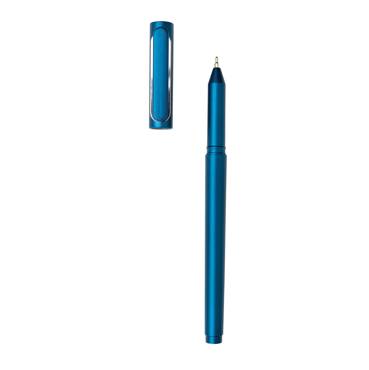 Ручка X6 с колпачком и чернилами Ultra Glide, abs; металл