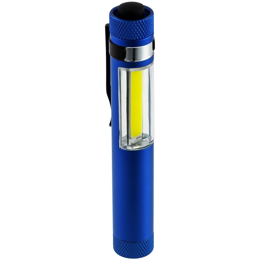 Фонарик-факел LightStream, малый, синий, синий, алюминий
