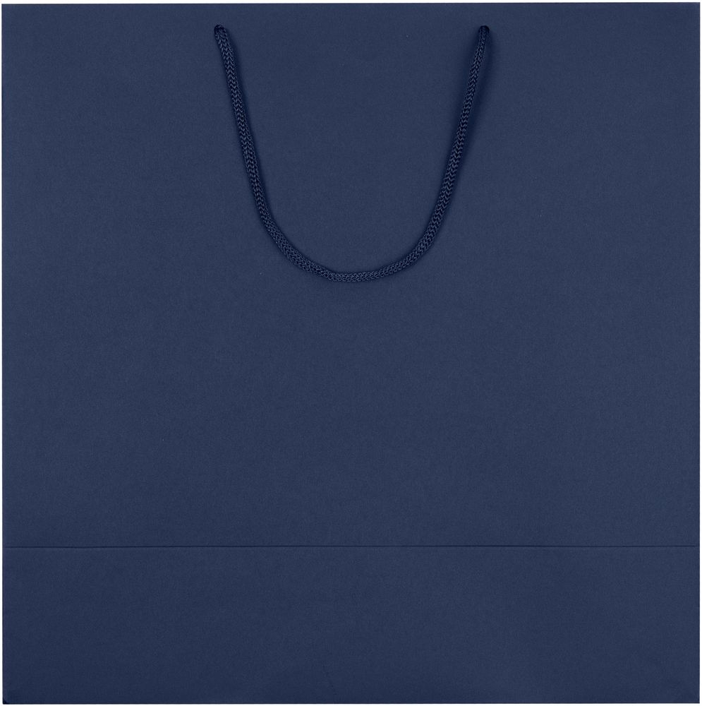 Пакет бумажный Porta L, темно-синий, синий, бумага