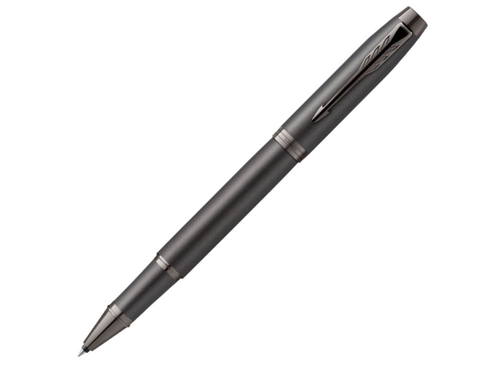Ручка роллер Parker «IM Monochrome Black», черный, металл