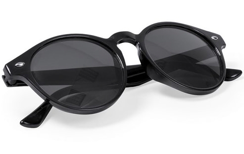 Солнцезащитные очки NIXTU, черный, пластик, черный, пластик