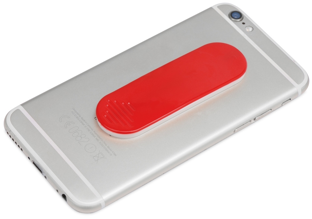 Сжимаемая подставка для смартфона, красный, пластик