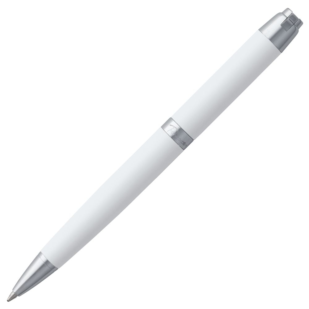 Ручка шариковая Razzo Chrome, белая, белый, металл