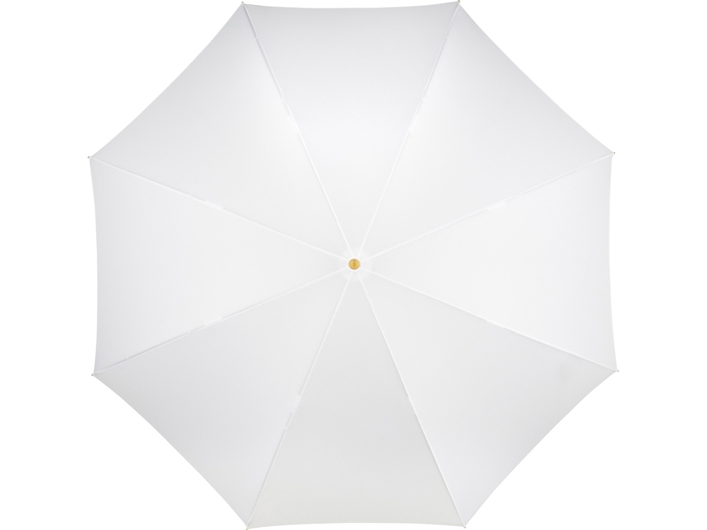 Зонт-трость «Alugolf», белый, желтый, полиэстер