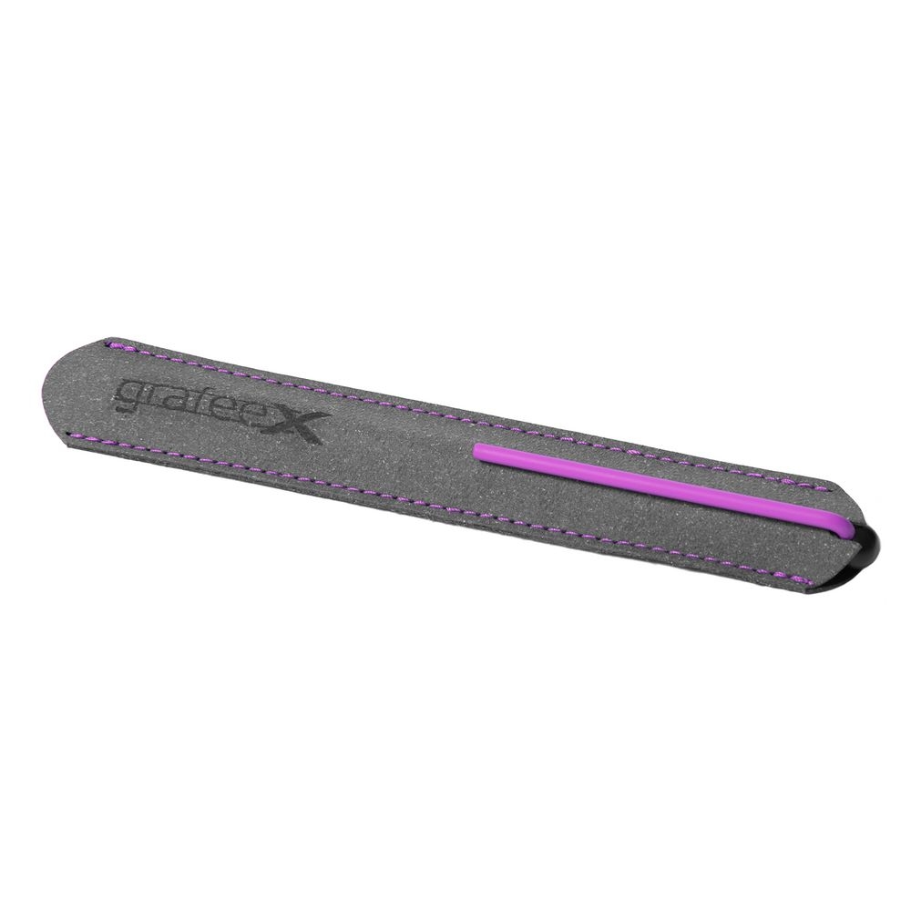 Карандаш GrafeeX в чехле, черный с фиолетовым, черный, фиолетовый, металл; алюминий