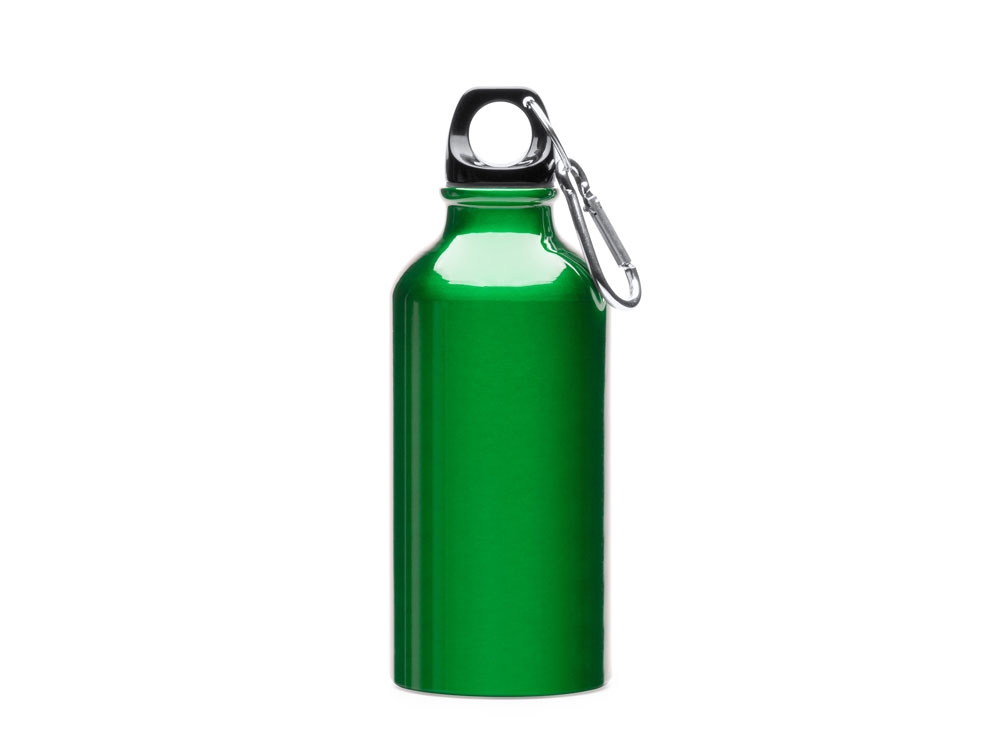 Бутылка ATHLETIC с карабином, зеленый