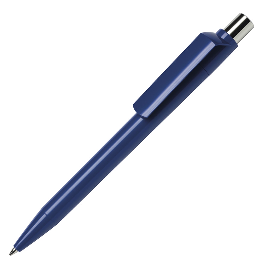 Ручка шариковая DOT, синий, пластик, синий, пластик
