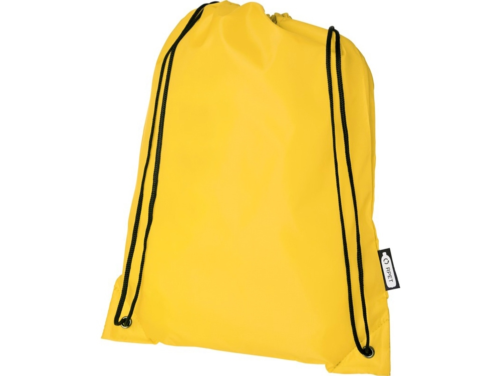 Рюкзак «Oriole» из переработанного ПЭТ, желтый, полиэстер