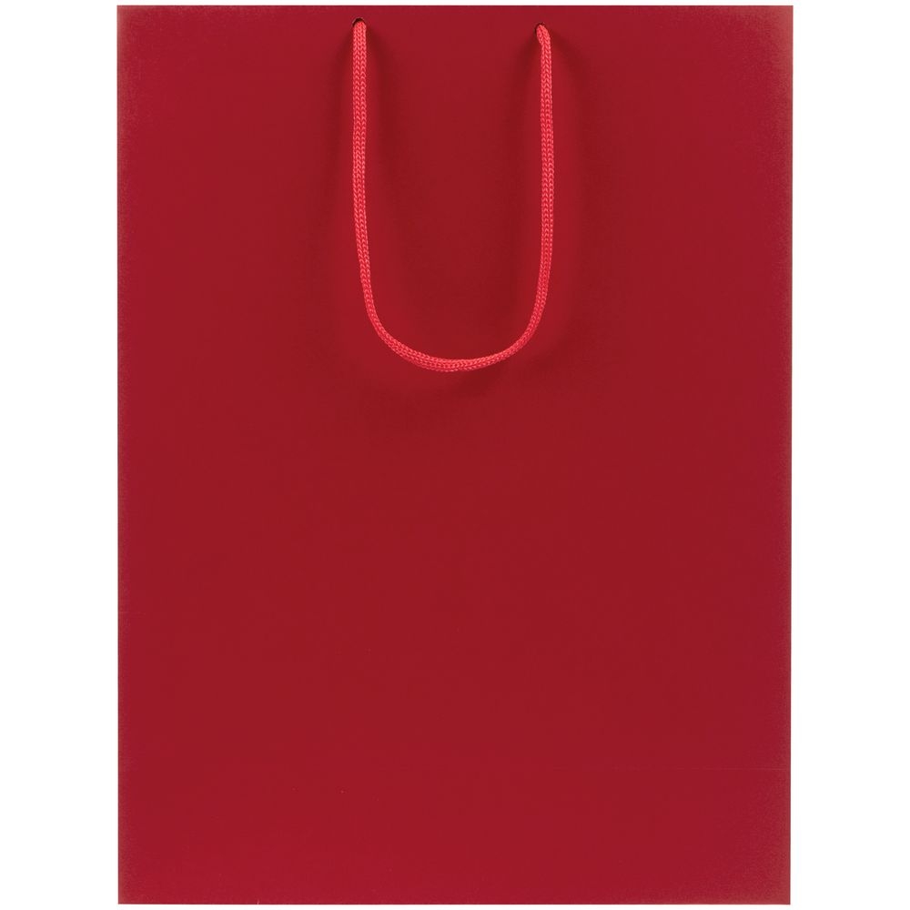 Пакет бумажный Porta XL, красный, красный, бумага