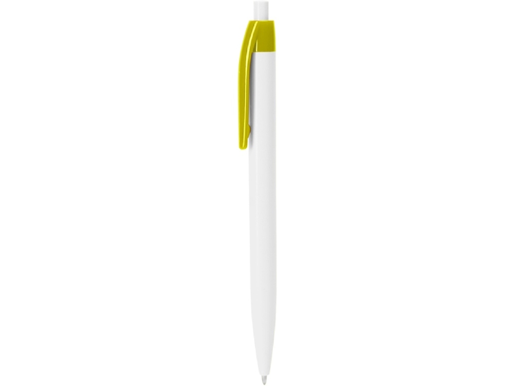 Ручка пластиковая шариковая HINDRES, желтый, пластик