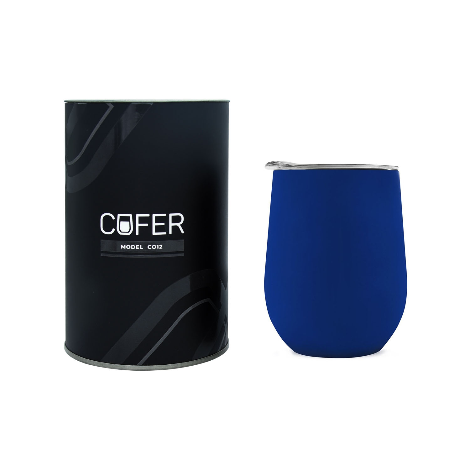 Набор Cofer Tube софт-тач CO12s black (синий), синий, металл