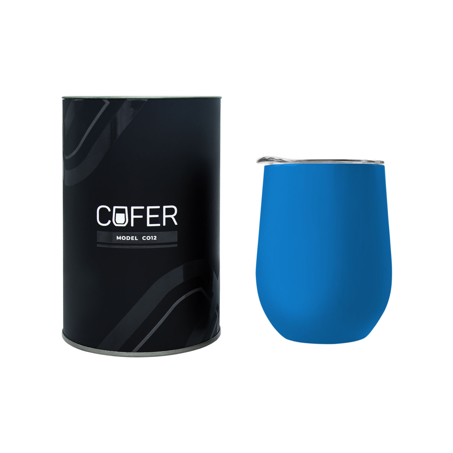 Набор Cofer Tube софт-тач CO12s black (голубой), голубой, металл