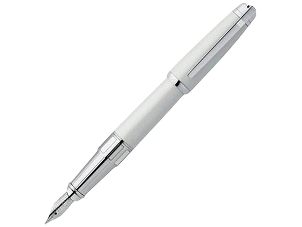 Ручка перьевая «Caprice», белый, серебристый, металл