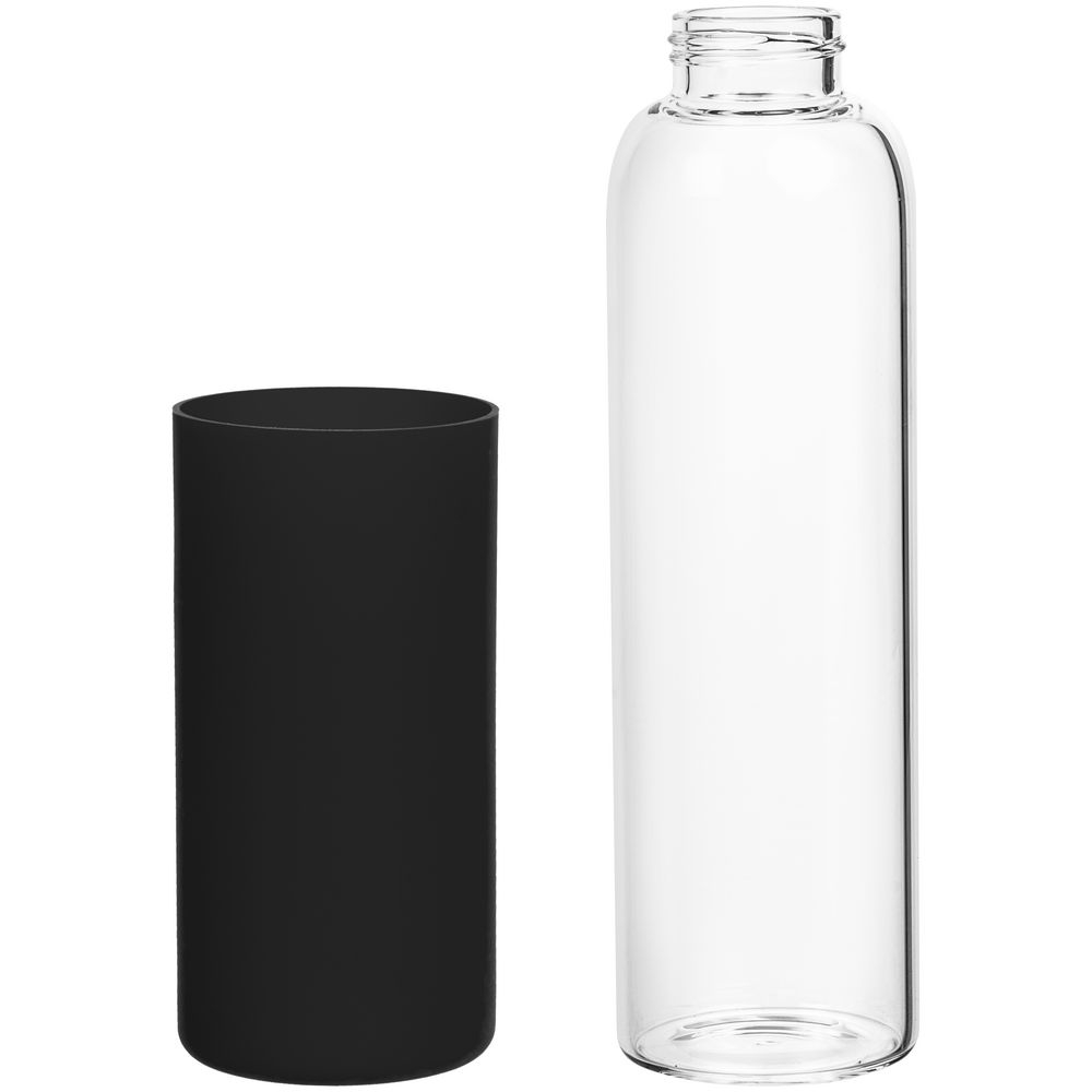 Бутылка для воды Onflow, черная, черный