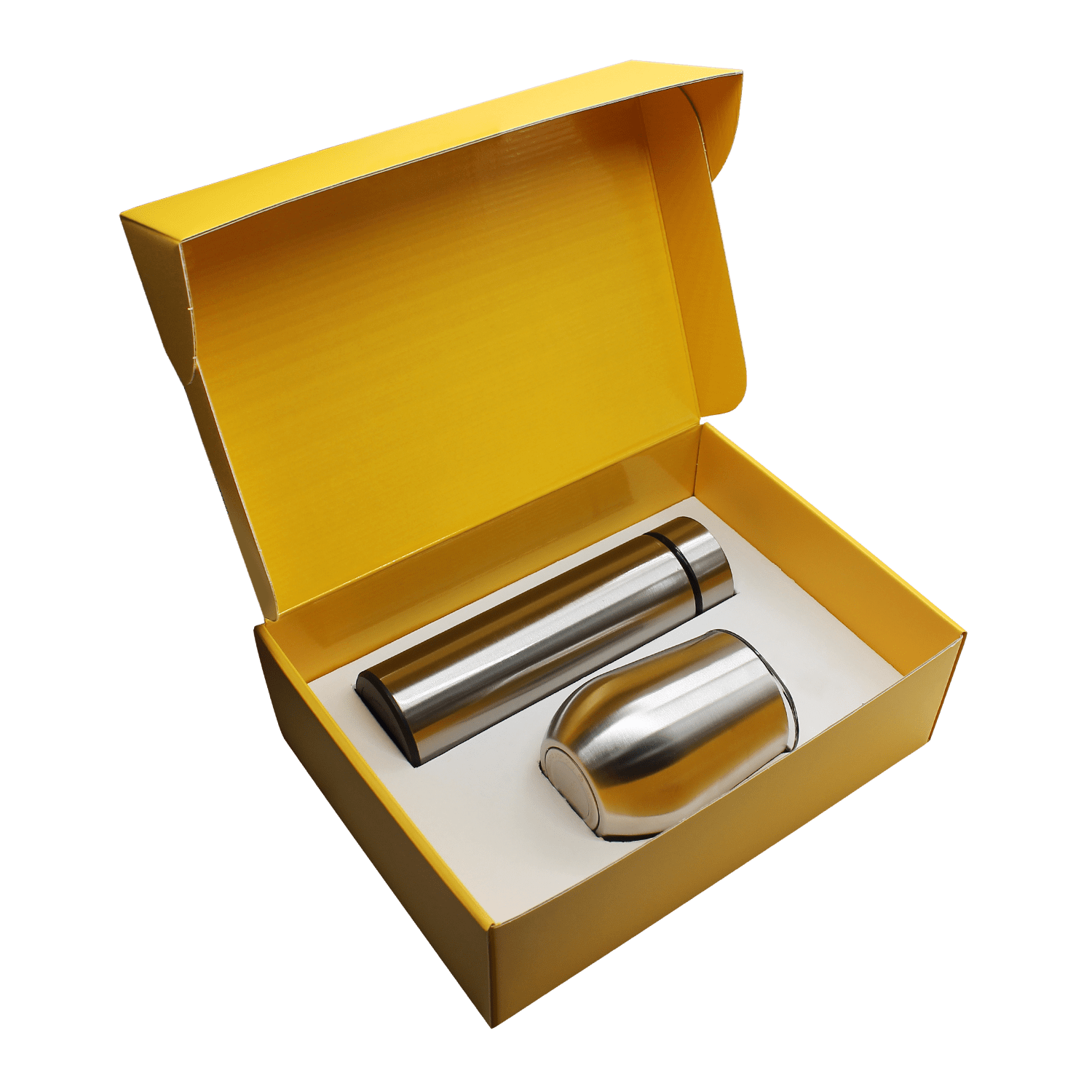 Набор Hot Box C (металлик) W (сталь), серый, металл, микрогофрокартон