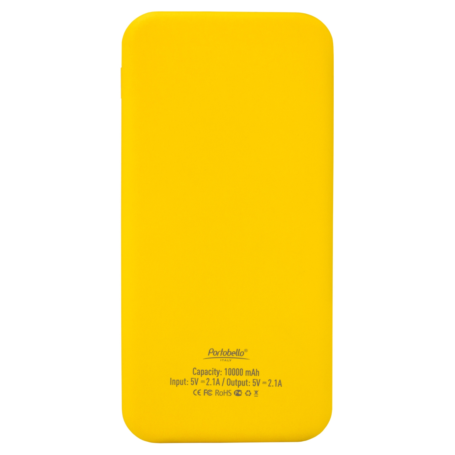 Внешний аккумулятор с подсветкой Luce Lemoni 10000 mAh, желтый, желтый