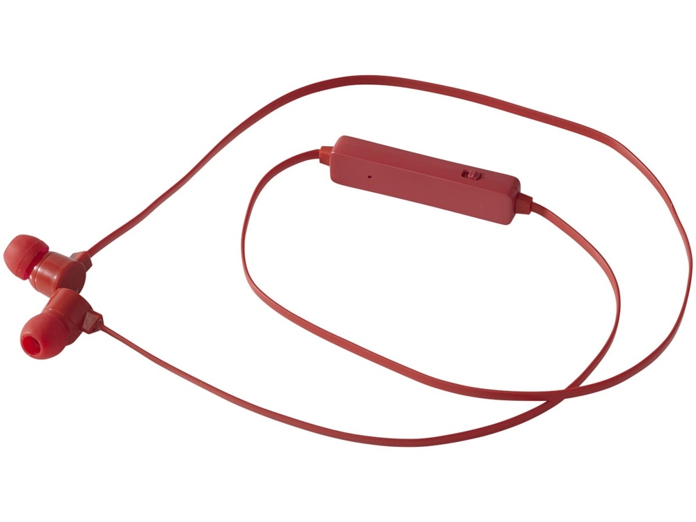 Наушники Bluetooth®, красный, пластик