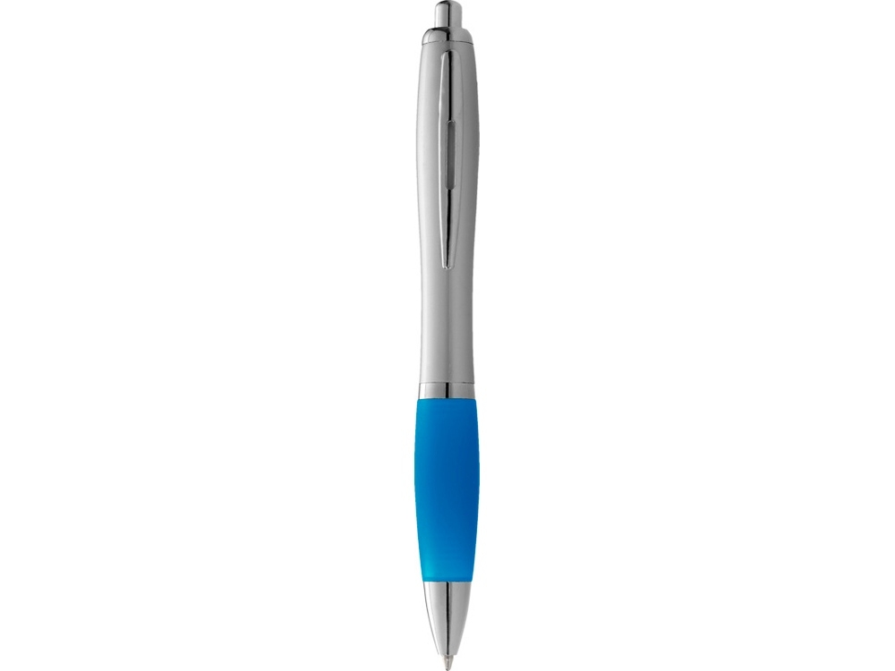 Ручка пластиковая шариковая «Nash», серебристый, пластик