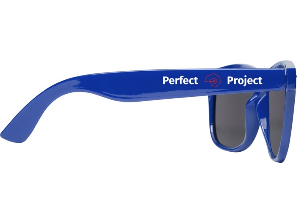Солнцезащитные очки «Sun Ray» из переработанного PET-пластика, синий, пластик