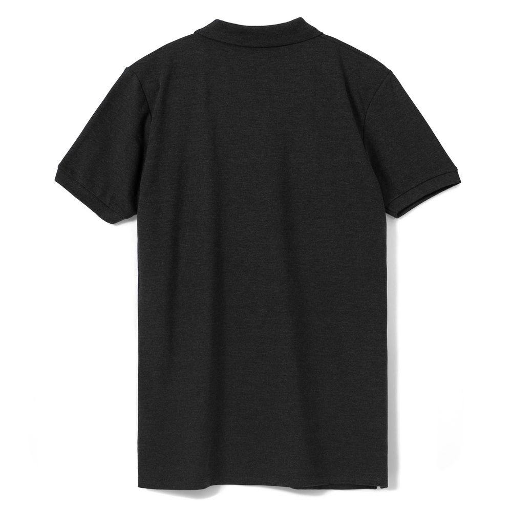 Рубашка поло мужская Phoenix Men, черная, черный, хлопок 95%; эластан 5%, плотность 220 г/м²; пике