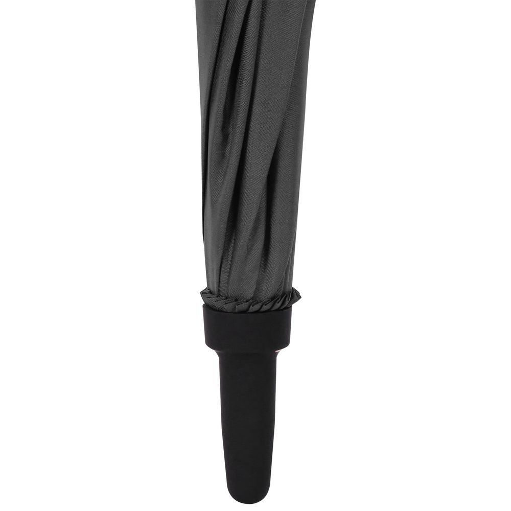 Зонт-трость Trend Golf AC, серый, серый, стеклопластик; ручка - пластик, купол - эпонж; каркас - сталь