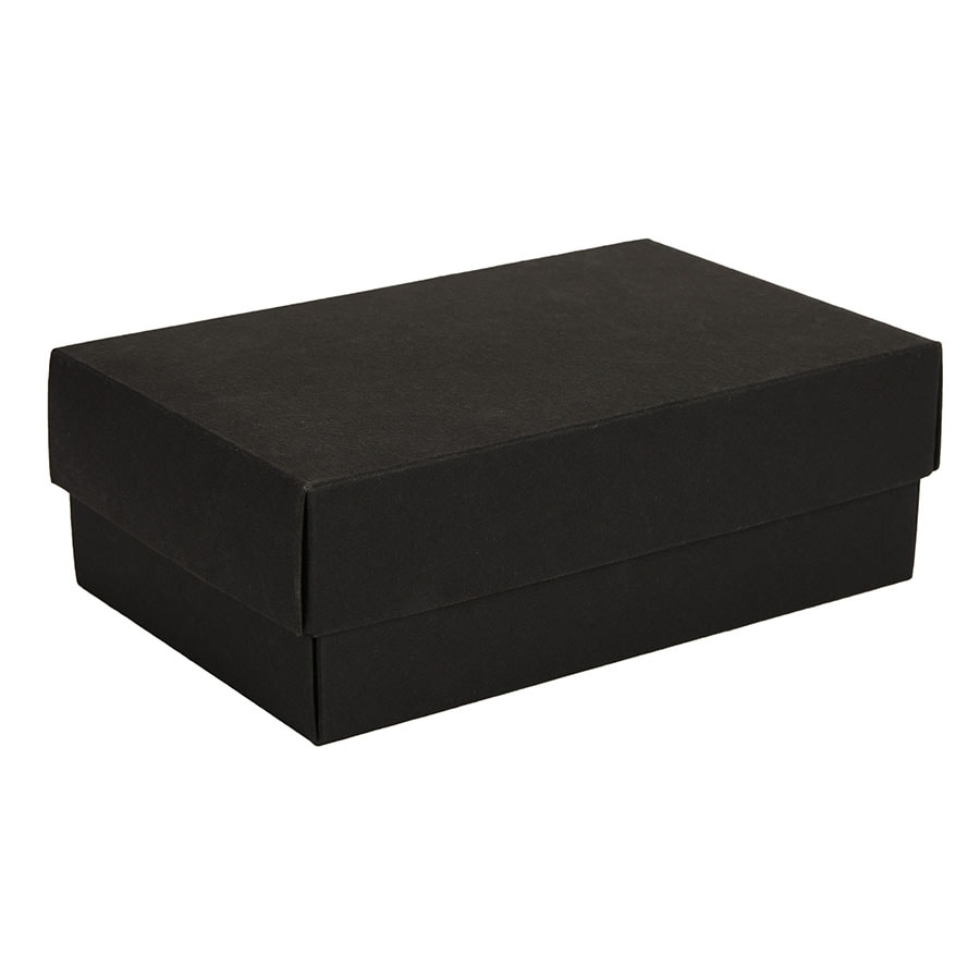 Коробка картонная, "COLOR" 11,5*6*17 см;черный, черный, картон