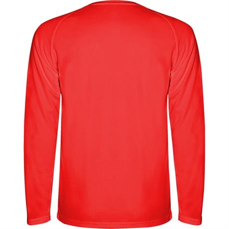 Спортивная футболка MONTECARLO L/S мужская, КРАСНЫЙ 2XL, красный
