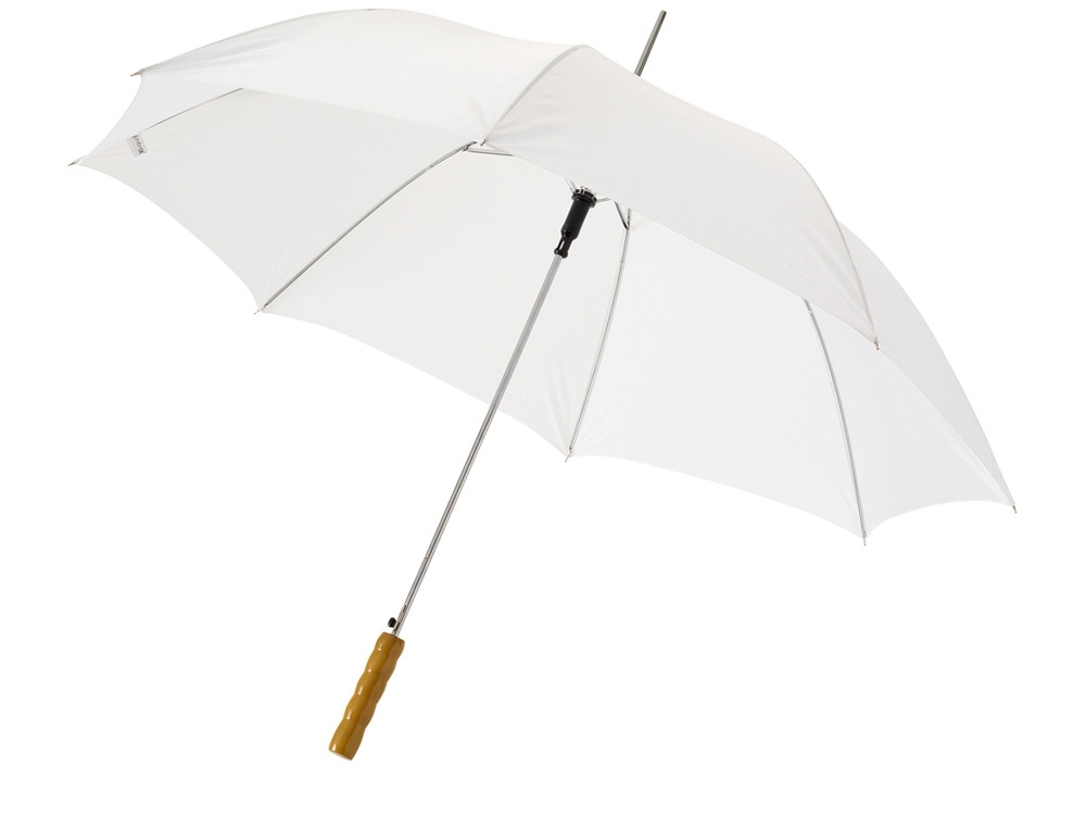 Зонт-трость «Lisa», белый, полиэстер