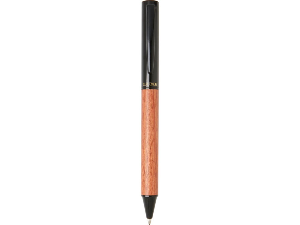 Ручка деревянная шариковая «Timbre», коричневый, черный, металл