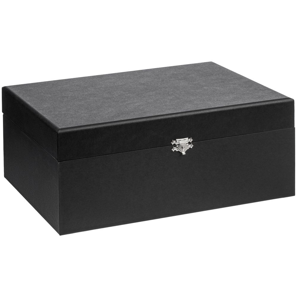 Коробка Charcoal, ver.2, черная, черный, мдф
